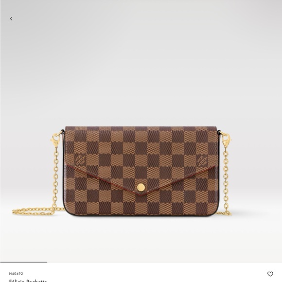 Louis Vuitton Felicie Pouchette Damier Ebene Authentic & Complete! - Picture 5 of 15